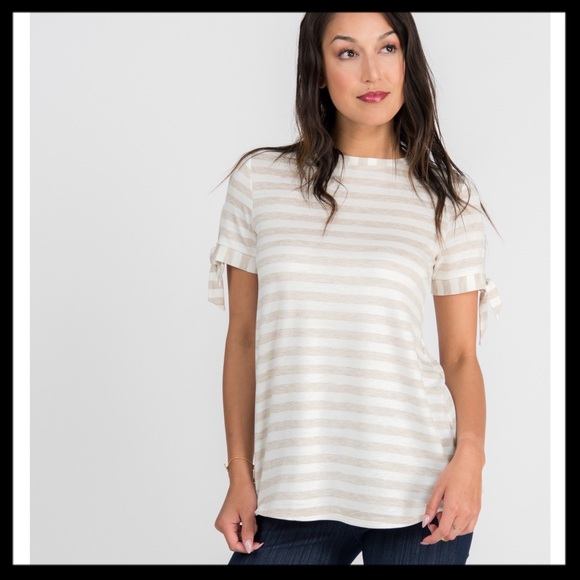 Agnes & Dora Tops - Agnes & Dora Tie Sleeve Top